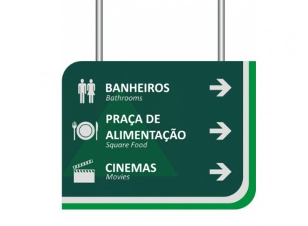 PLACA INDICATIVA PARA TETO PERSONALIZADA 